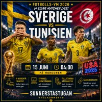 Sverige vs. Tunisien - VM 2026 image
