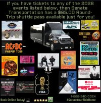 $55 VEGAS STRIP🎤EXPRESS Concert Shuttle to Allegiant Stadium (ROUND-TRIP) image