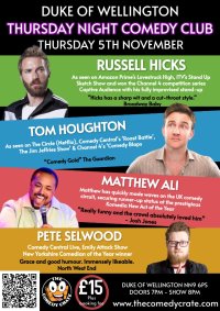 Live Comedy at The Duke of Wellington image