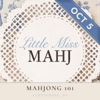 Little Miss Mahj Mahjong 101 @ BeStitched Needlepoint Studio image