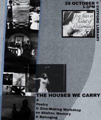 The Houses We Carry: Black History Month Poetry x Zine Making Workshop image