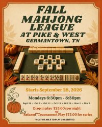 Mahjong Monday: Fall League — Hosted by Bam Bird Society image