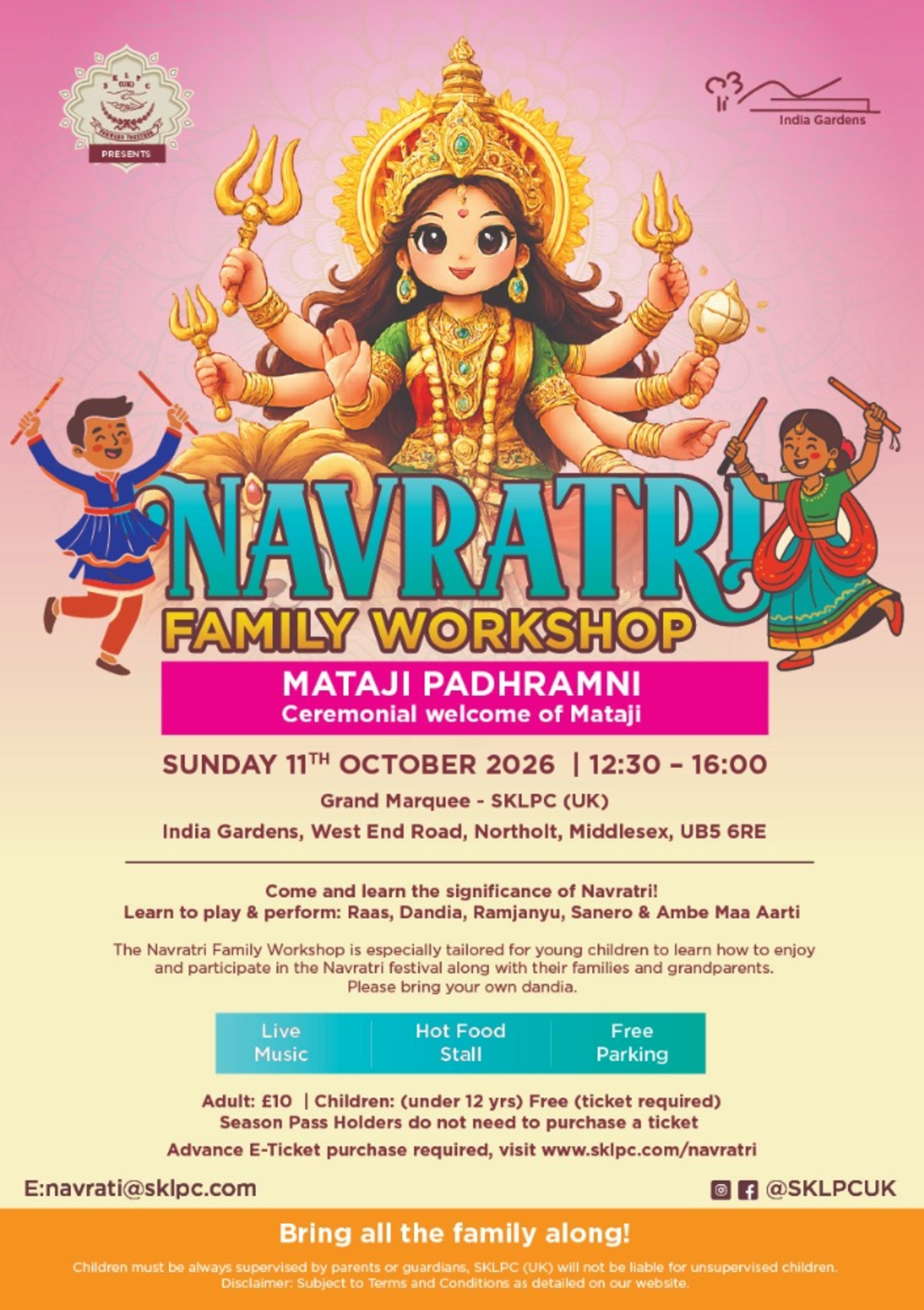 Navratri Family Workshop (Matajis Padhramni)