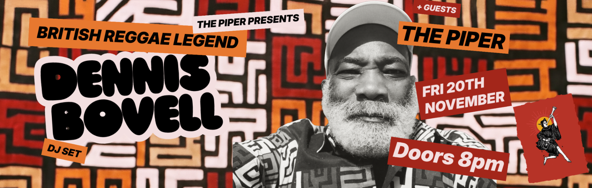 Buy tickets – Dennis Bovell + guests – The Piper