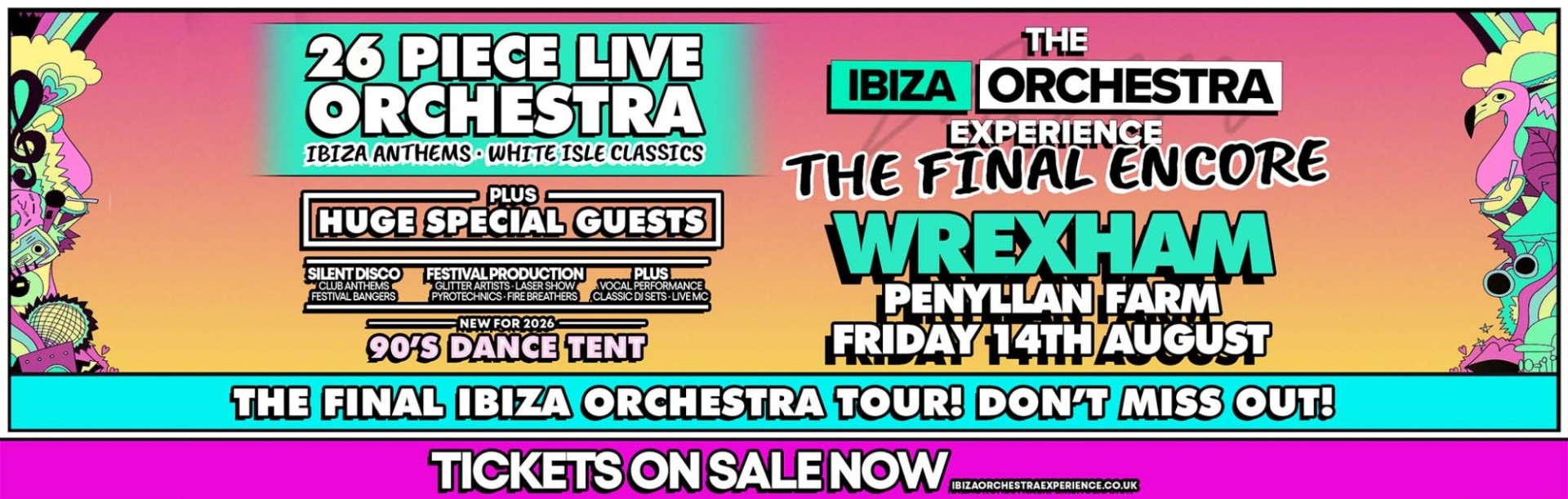 Select tickets – Ibiza Orchestra Experience - Wrexham 2026
