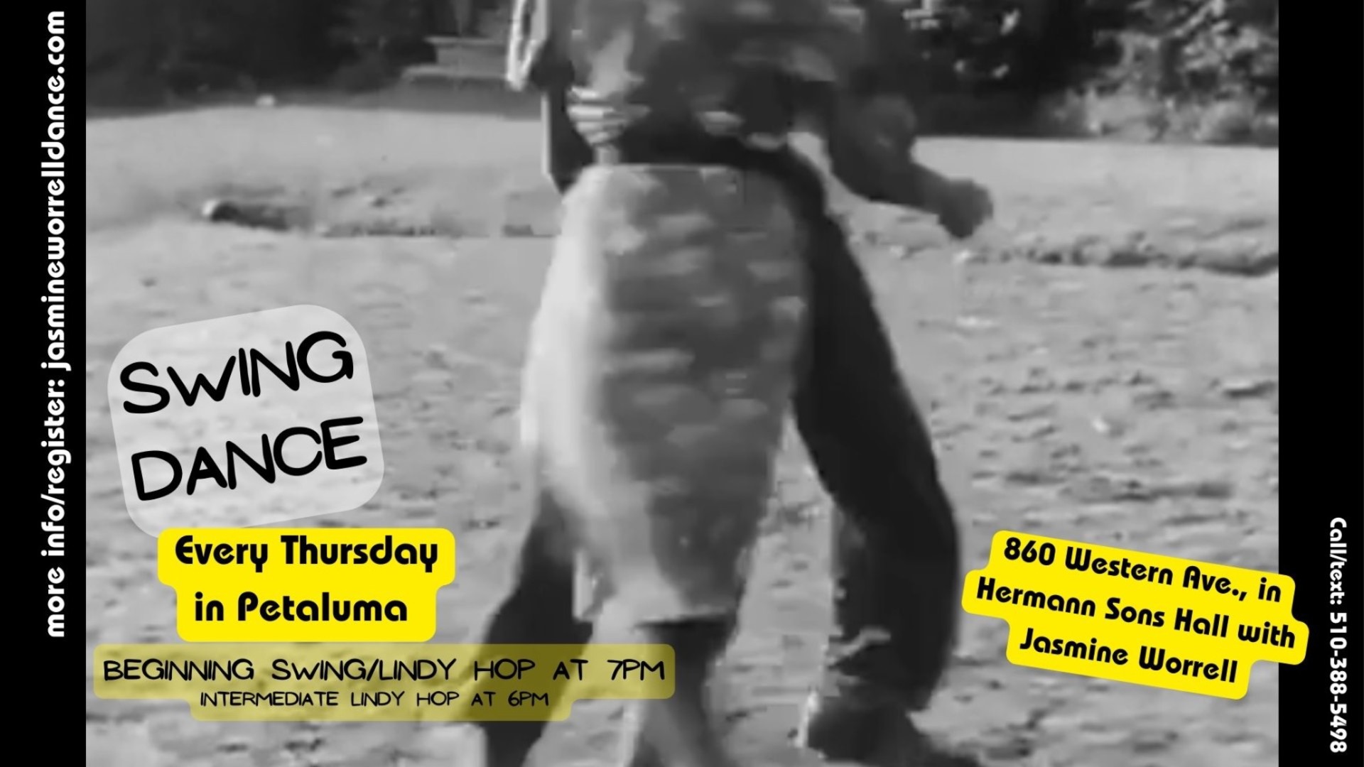 Buy tickets – March & April 2026 series // Beginning swing dance