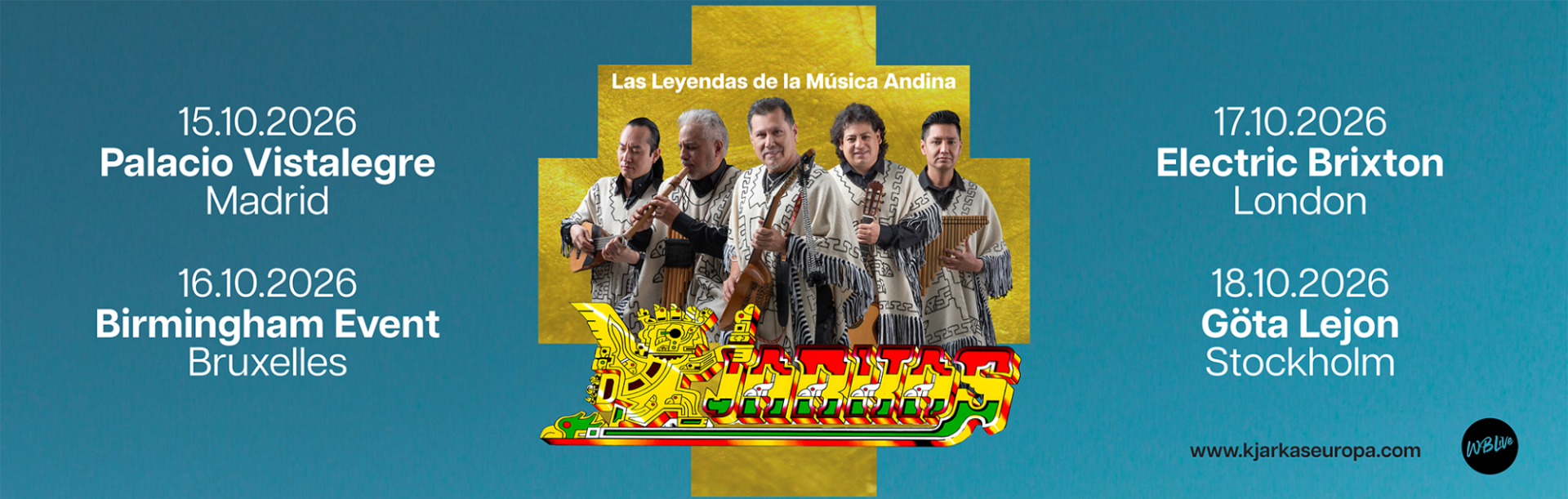 Buy tickets – Los Kjarkas in London • 55 Años – Electric Brixton