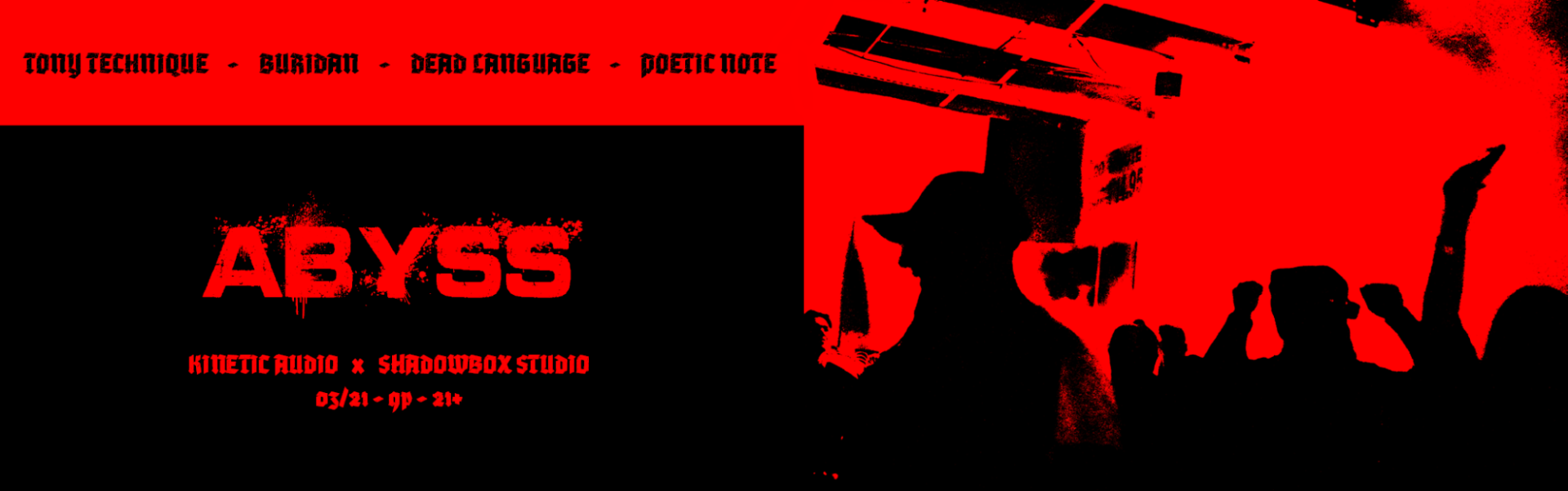 Buy tickets – ABYSS: 4 Year Anniversary – Shadowbox Studio