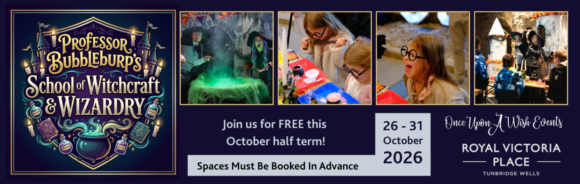 Professor Bubbleburp's School of Witchcraft & Wizardry, from Royal Victoria Place