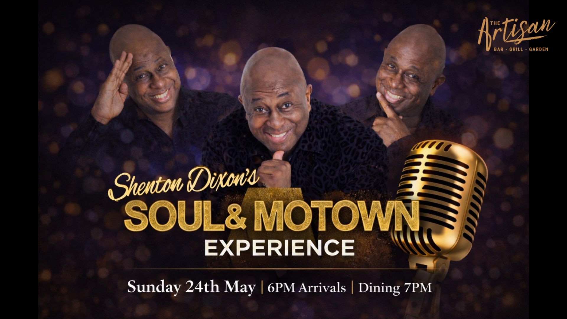 Book Now – 🎤 Shenton Dixon's Soul & Motown Experience – The