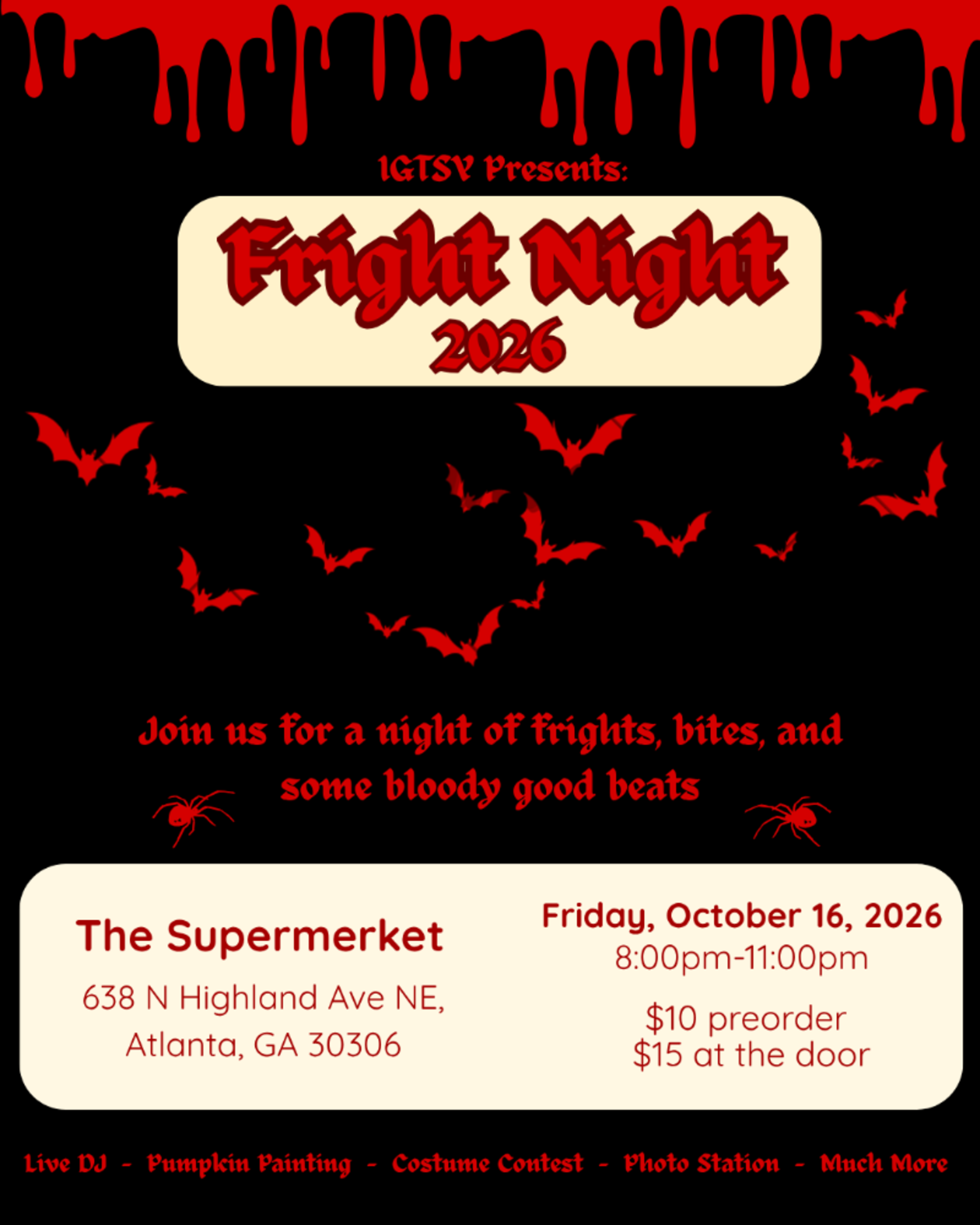Buy tickets – IGTSY Presents: Fright Night 2026 – The Supermarket