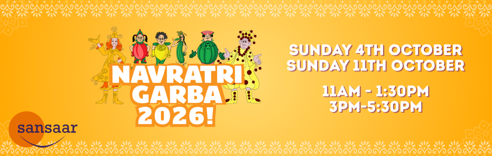 Sansaar Navratri Younger Kids Garba (Ages 3-7)