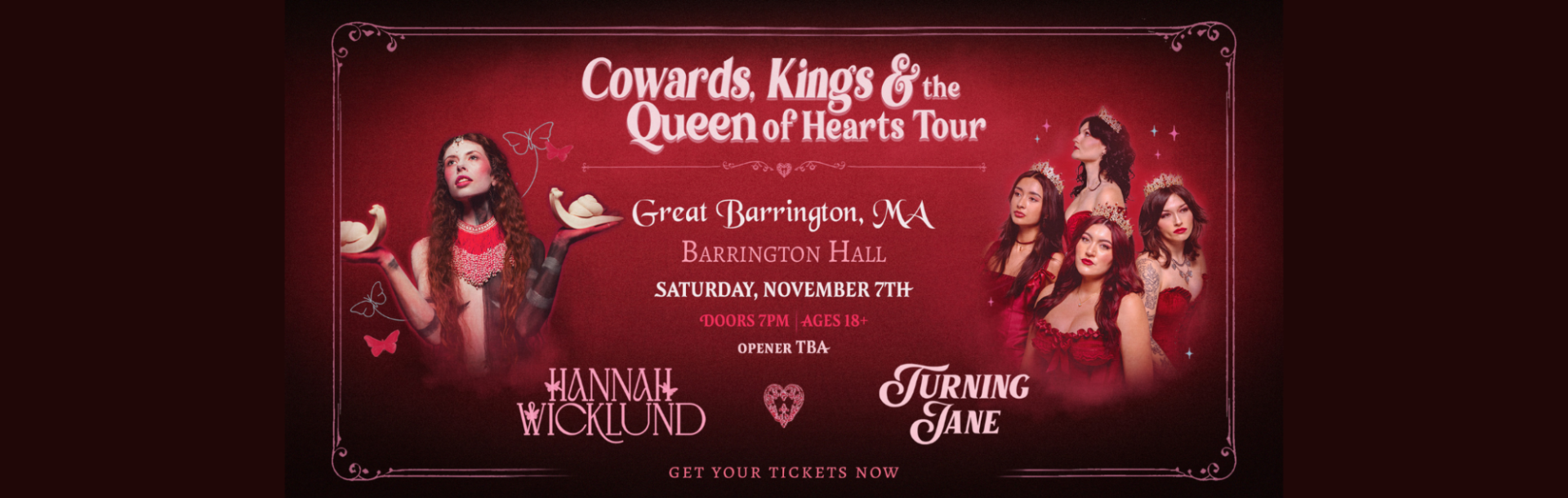 Hannah Wicklund & Turning Jane "The Cowards, Kings & The Queen of Hearts Tour"