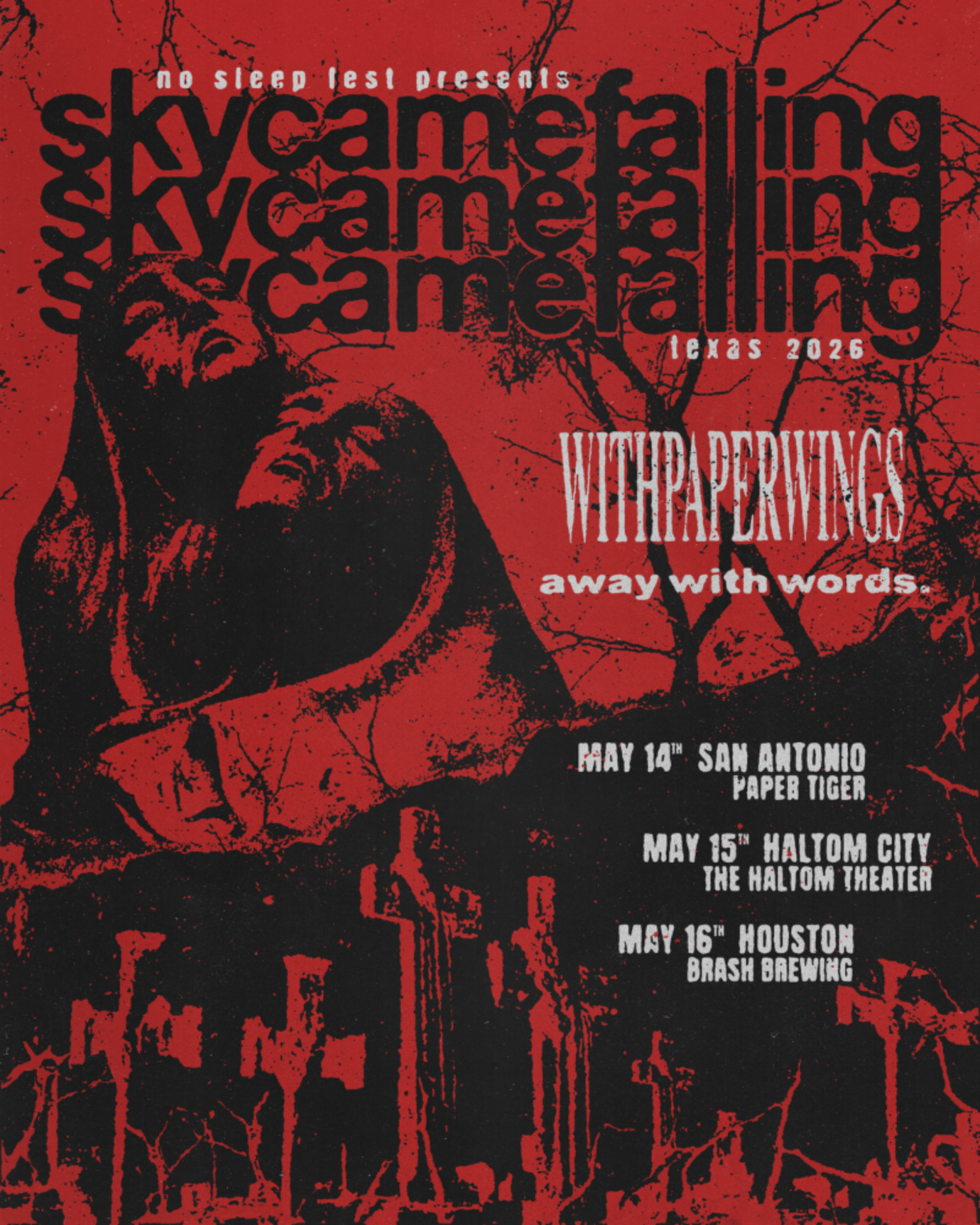 Buy tickets – Skycamefalling w/ Withpaperwings, Away with Words