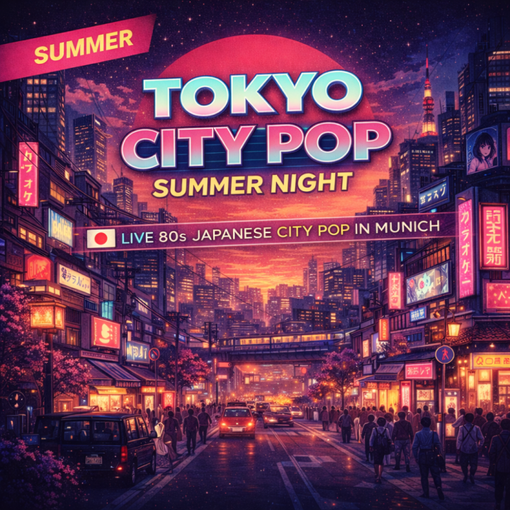 Buy tickets – Tokyo City Pop Summer Night – Live 80s Japanese City