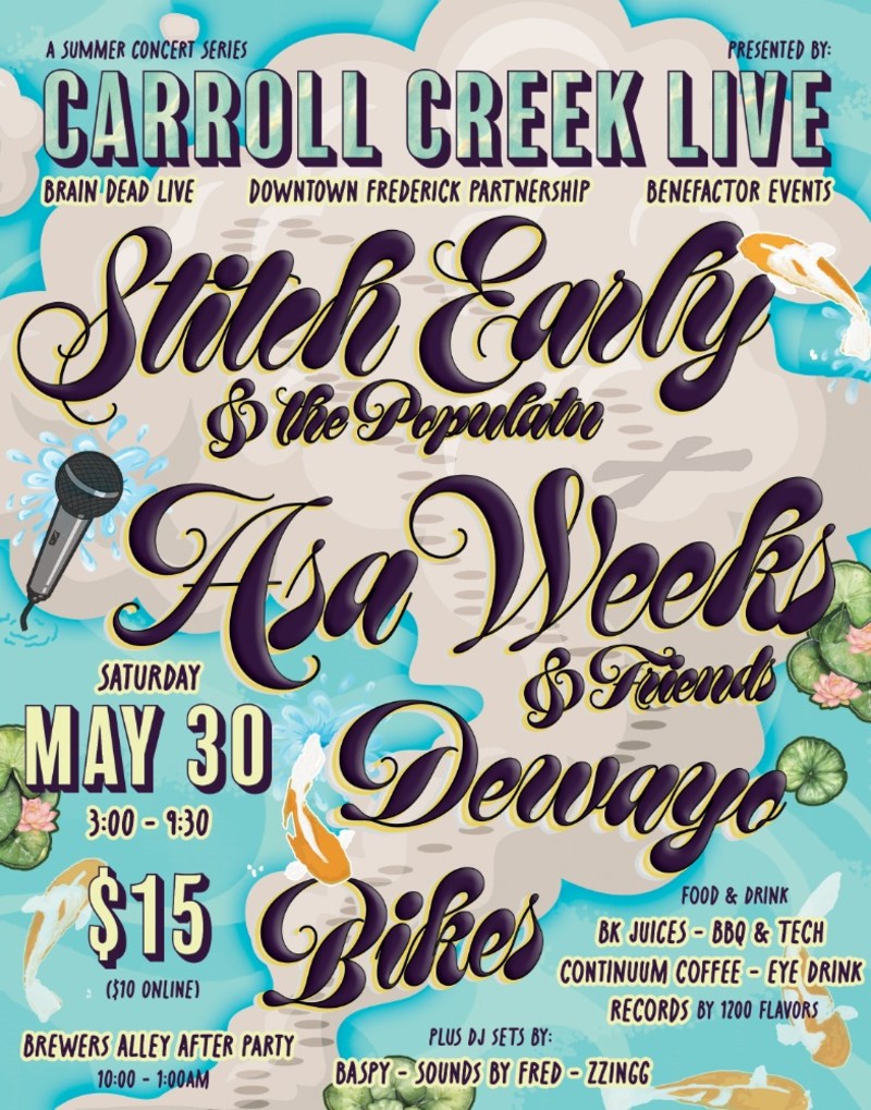 Buy tickets – Carroll Creek Live w/ Stitch Early & The Populatn