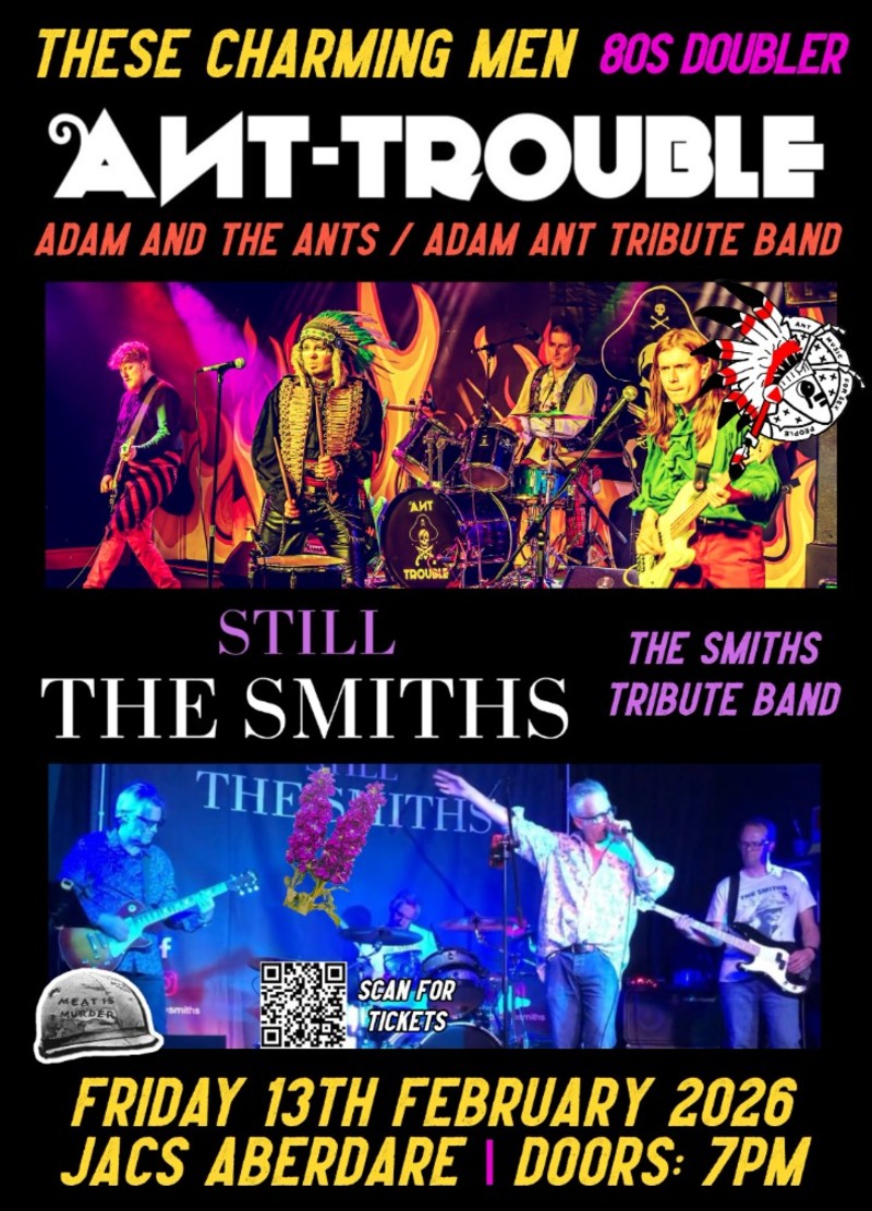 The Smiths 旧規格　未開封 Buy tickets – 80s Doubler! Ant-Trouble (Adam Ant) + Still The