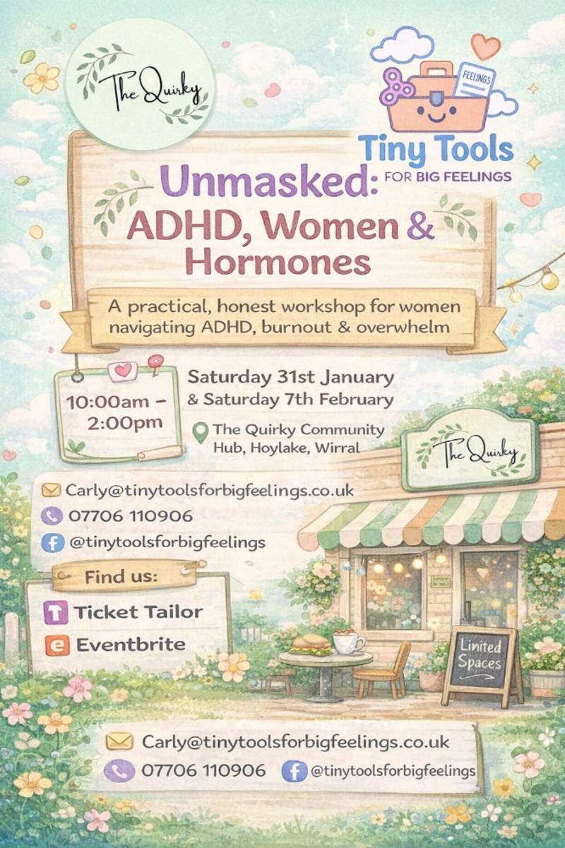 Buy tickets – Unmasked: ADHD, Women & - 2 day event 31st Jan and 7th ...