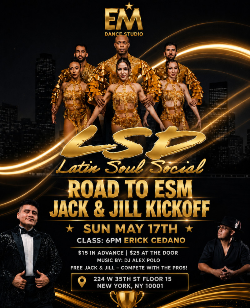 Buy tickets – LSD LATIN SOUL SOCIAL - Road to ESM Jack & Jill