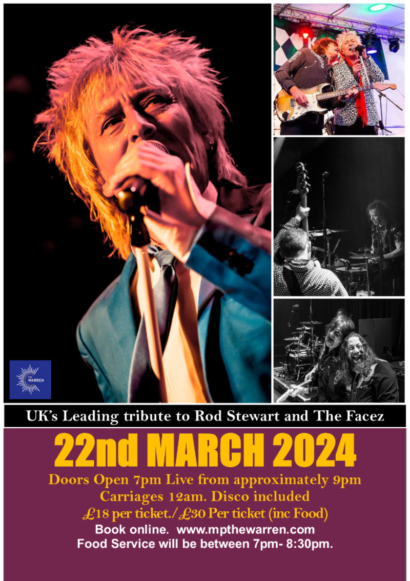 Buy tickets – ROD & THE FACEZ – The Warren