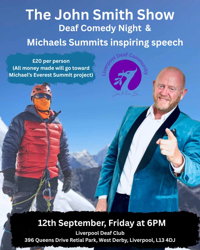 Buy tickets – The John Smith Show Deaf Comedy Night with Michaels ...