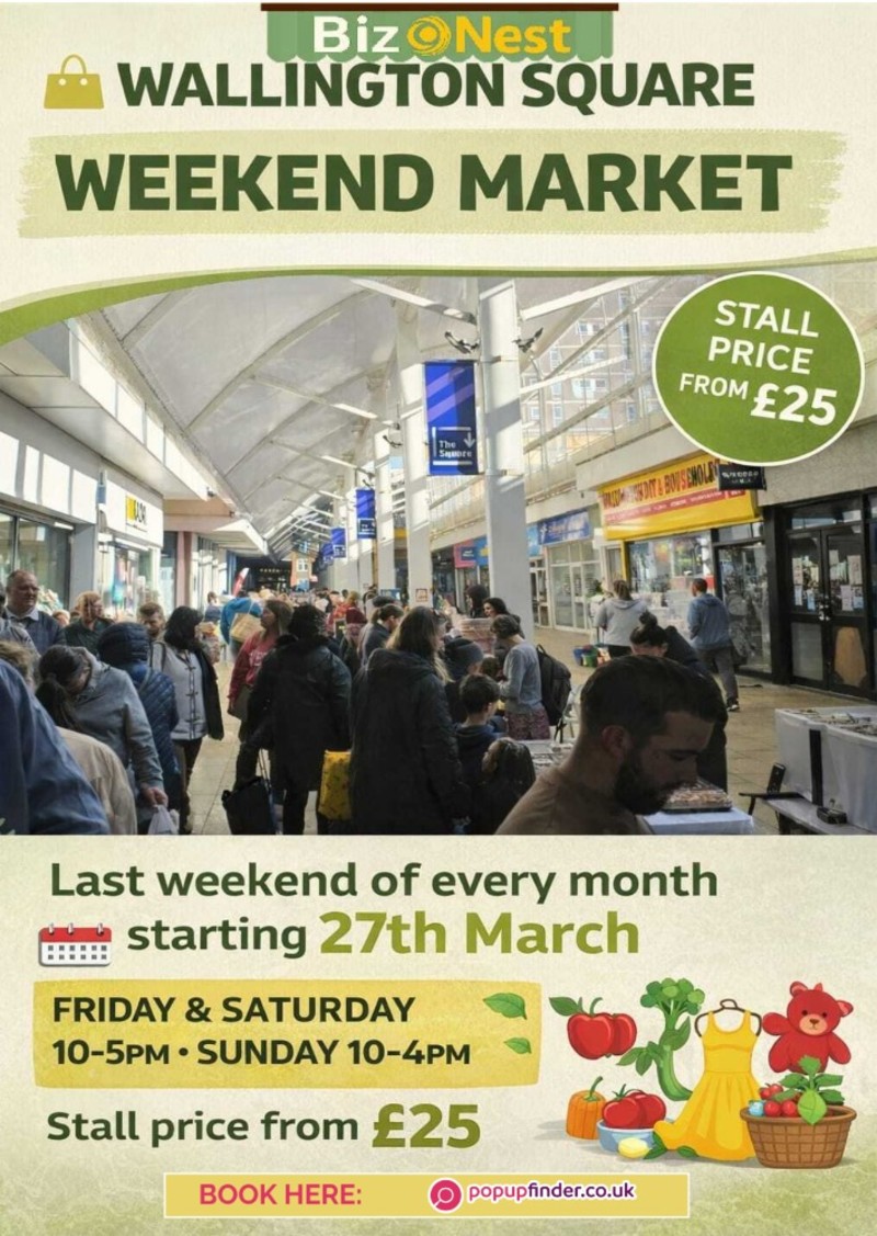 BOOK YOUR STALL NOW! – Wallington Square Weekend Market – Wallington ...