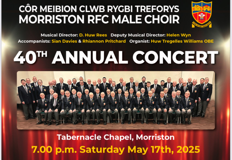 Buy tickets – Morriston RFC Male Choir 40th Annual Concert – Morriston ...