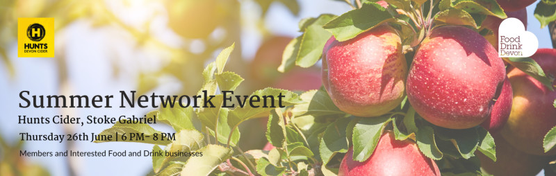 Select tickets – Food Drink Devon Summer Network Event June. – Hunts Cider