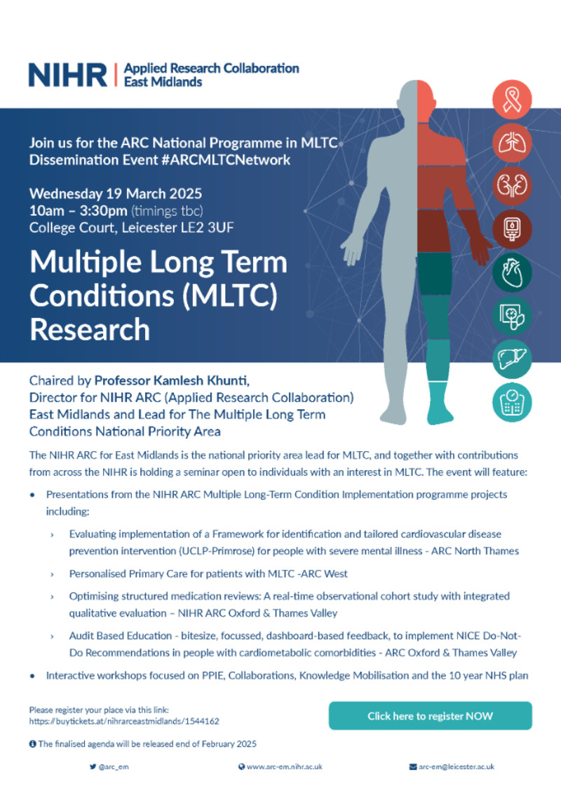Select tickets – ARC National Programme in MLTC Dissemination Event ...