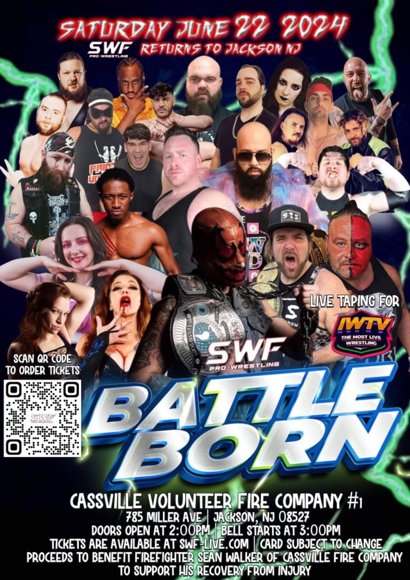 BUY TICKETS FOR SWF Wrestling Battleborn – SWF Live-SuperStars Of ...