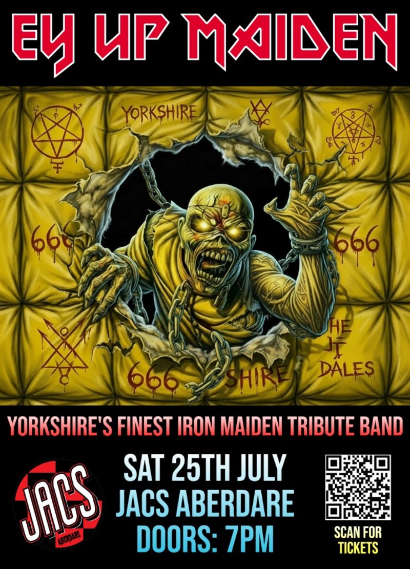 Buy tickets – Ey Up Maiden (Iron Maiden Tribute) – JACS ABERDARE