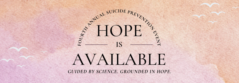 Select tickets – Hope Is Available: Guided by Science. Grounded in Hope ...