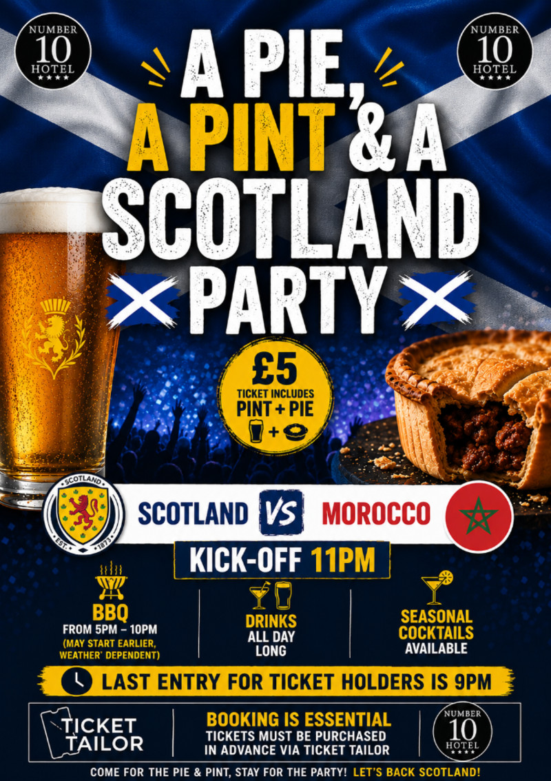 Buy Tickets – Scotland vs Morocco at 10 Hotel // A PIE, A PINT & A ...