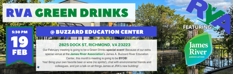 James Center Rva Select tickets – RVA Green Drinks February 2026 JRA at Buzzard ...