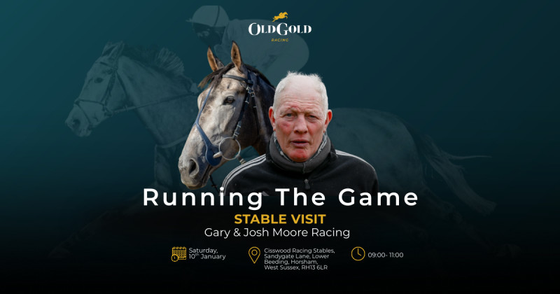 Select tickets – Gary & Josh Moore, Running The Game Stable Visit ...