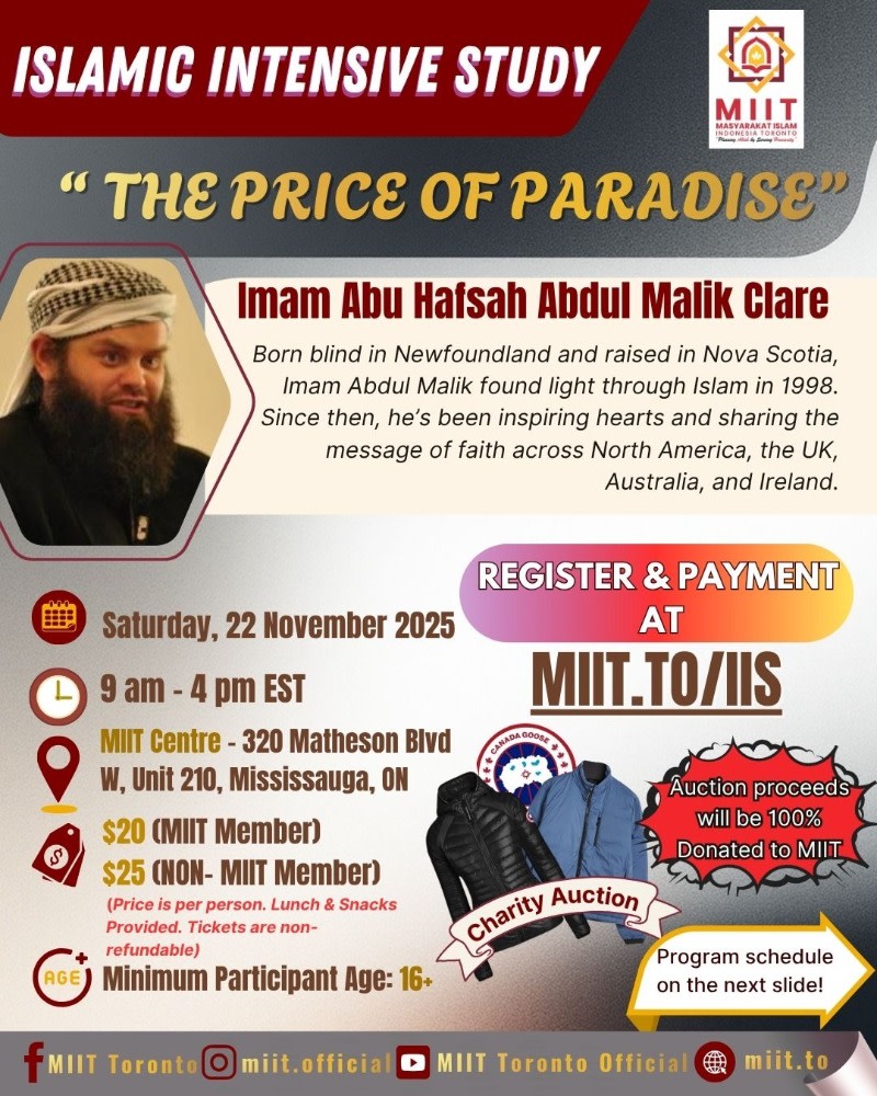REGISTER – Islamic Intensive Study – MIIT Centre