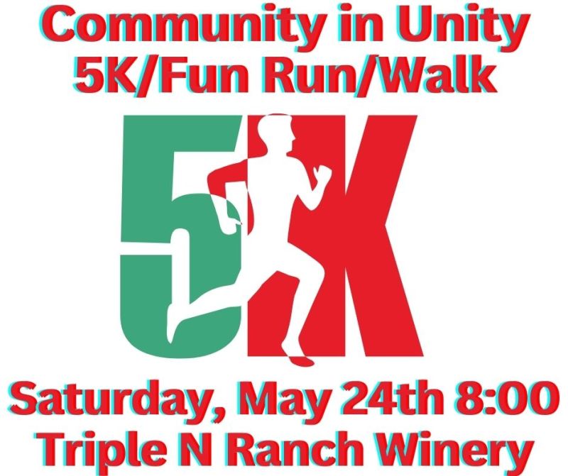 Reserve Your Spot at Community in Unity 5K/Fun Run/Walk – Community in ...