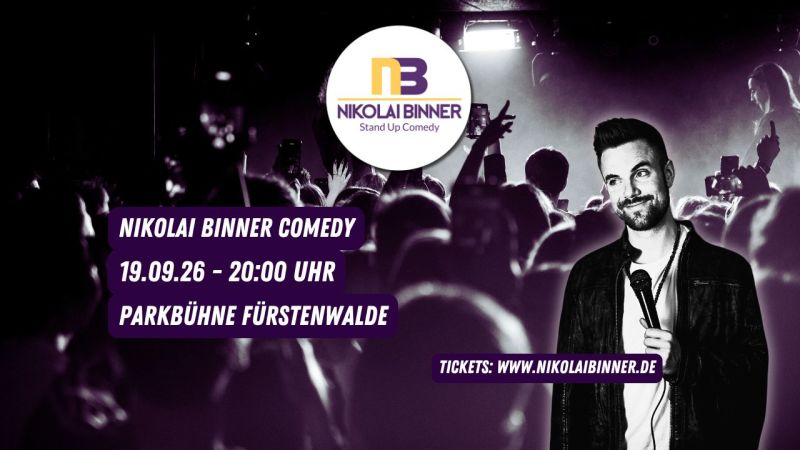 Ticket kaufen – Standup Comedy Nikolai Binner Berlin OPEN AIR ...