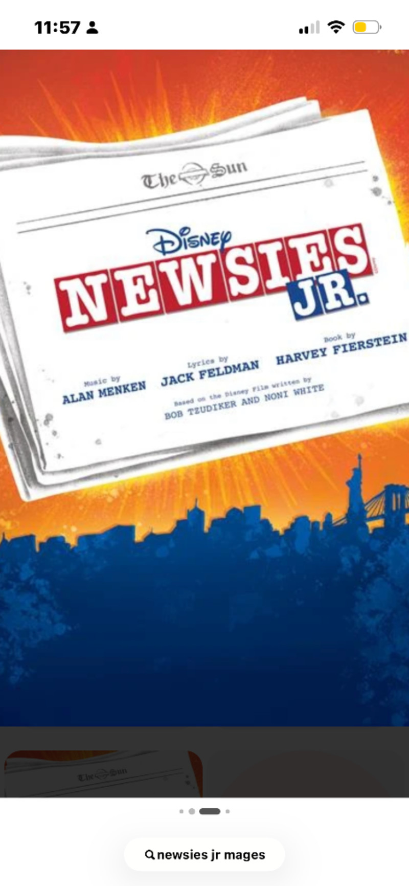 Buy tickets – Disney's Newsies JR - Summer Youth Theatre PQA ROCHESTER ...