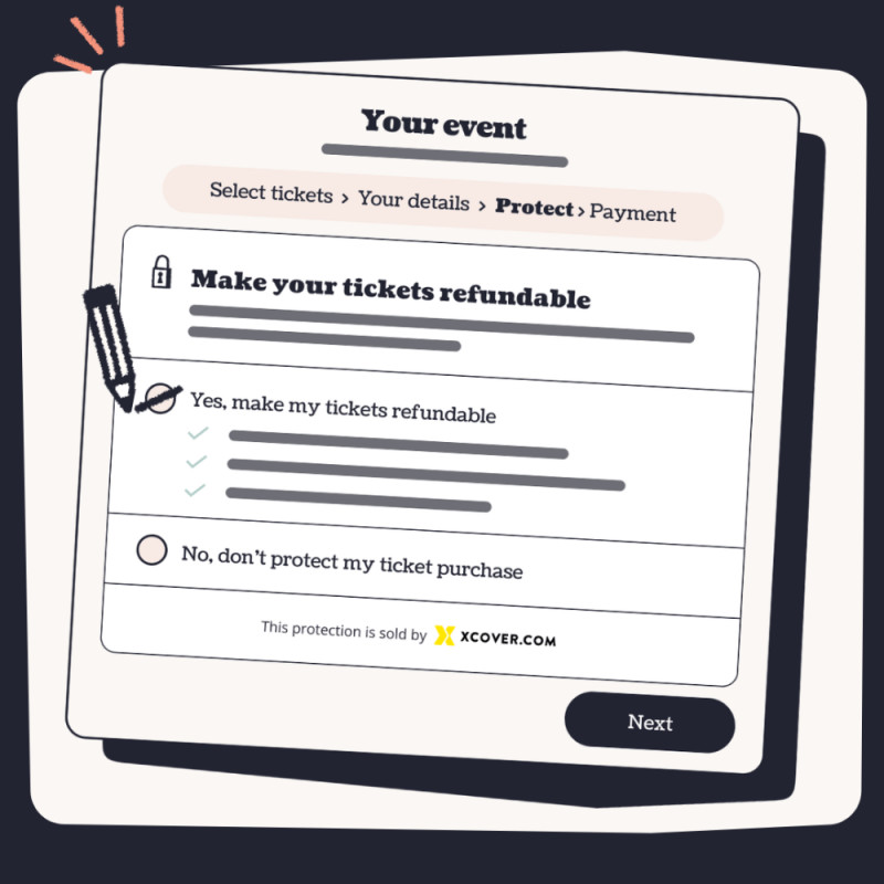 Select tickets – Introducing: Refund Protection – StreamYard
