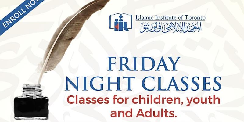 Register – Friday Night Classes – Islamic Institute of Toronto