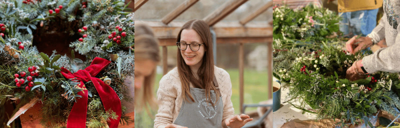 BOOK WORKSHOP – Christmas Wreath Workshop – Great Green Barn