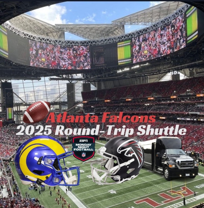 Book A Round-Trip Seat to RAMS vs FALCONS🏈MNF GAME – Round-Trip Shuttle ...