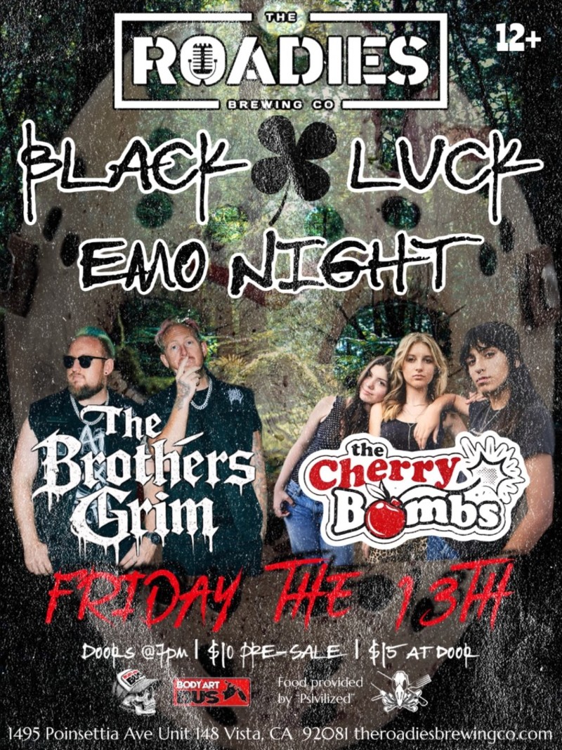 Buy tickets – The Brothers Grim & The Cherry Bombs: Black Luck Emo