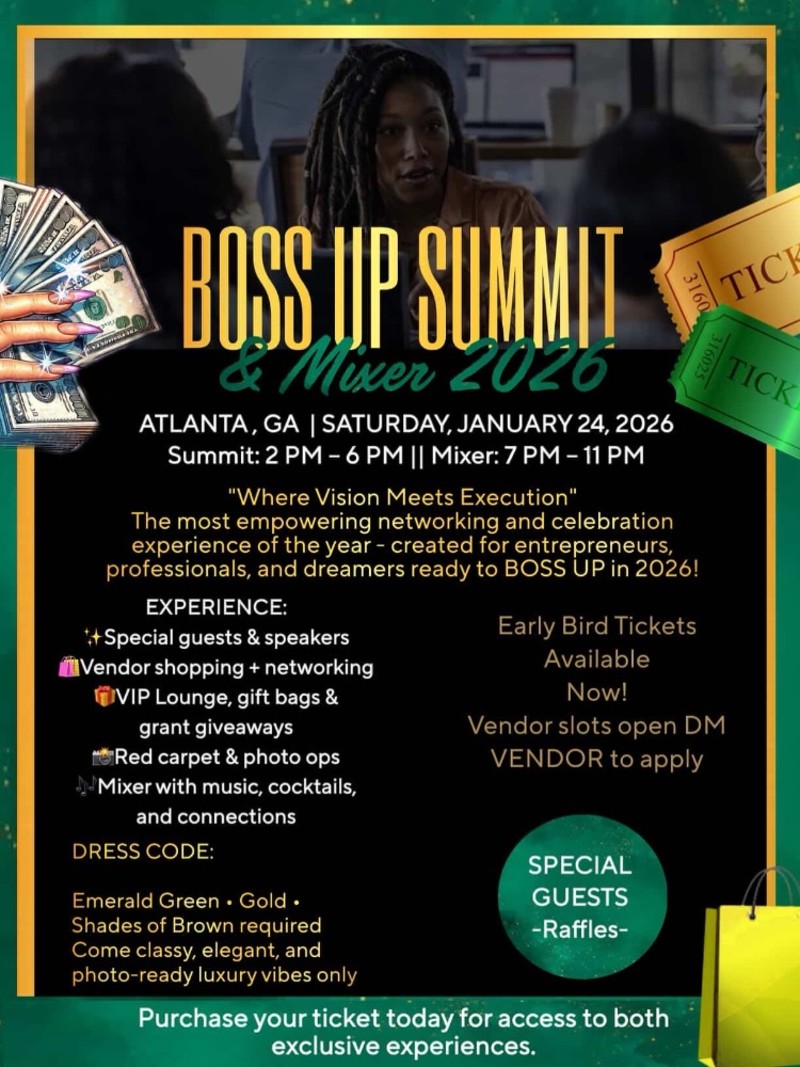 Buy tickets – Boss Up Summit & Mixer – The L Room Event Venue