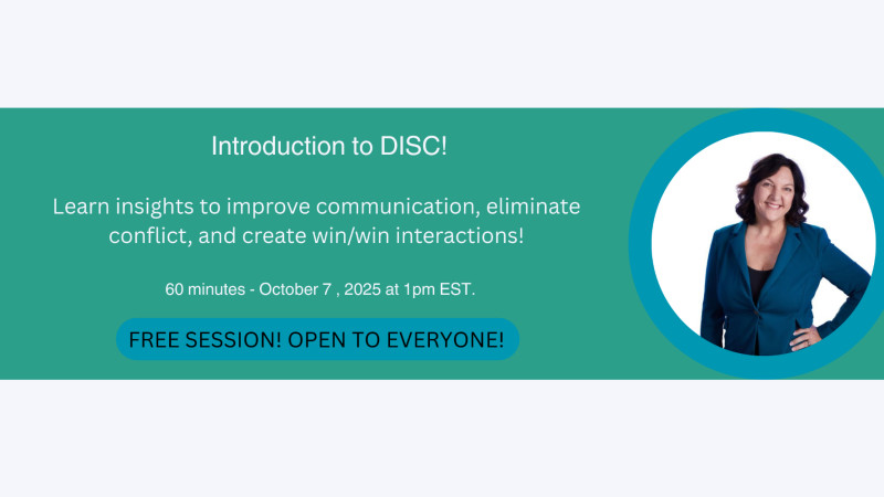 Select tickets – Introduction to DISC!