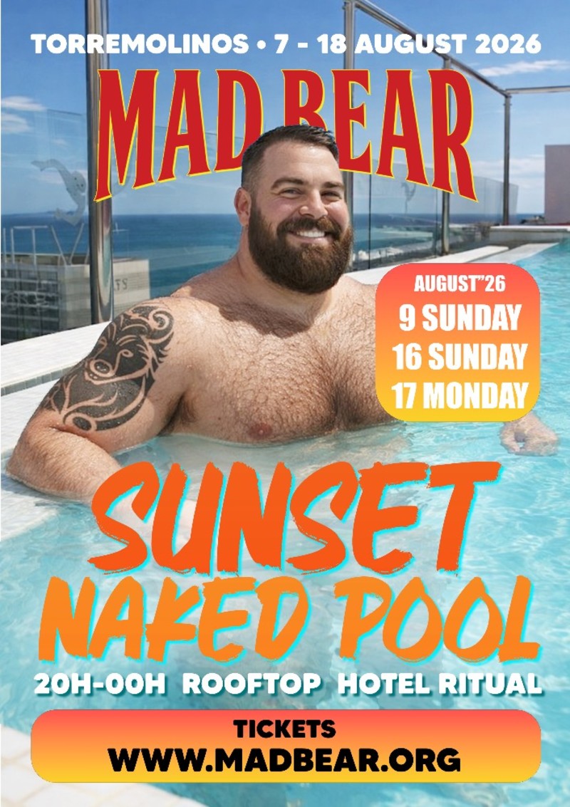 MadBear Sunset Naked Pool Party — 9 August