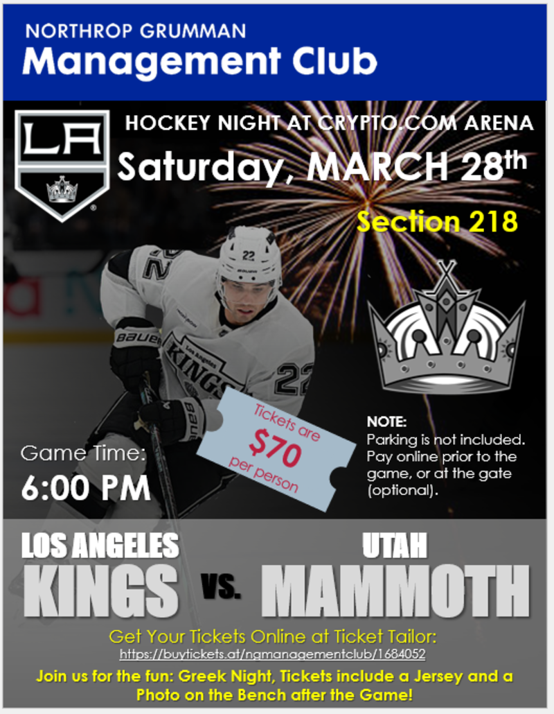 Select tickets – LA Kings vs Utah Mammoth Hockey Game – Crypto.com Arena,  1111 S FIGUEROA ST, LOS ANGELES, 90015