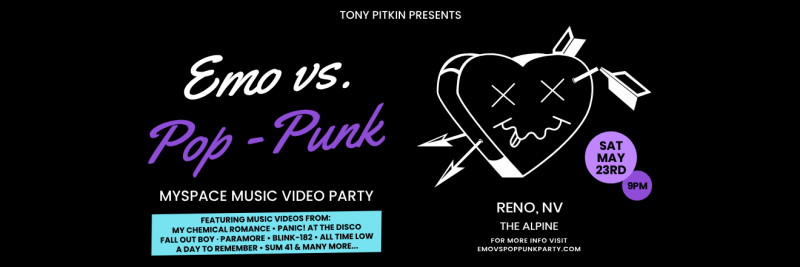 Buy tickets – Emo vs. Pop-Punk: Myspace Music Video Party – The