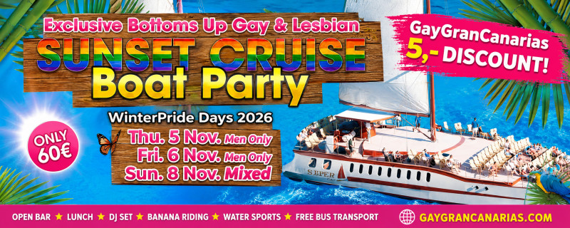 Sunset Cruise Boat Party – Winter Pride 2026